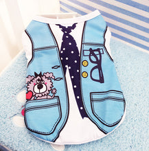 Load image into Gallery viewer, Cat T-shirt puppy dog soft dog clothes cute pet dog clothes summer shirt casual vest pet accessories