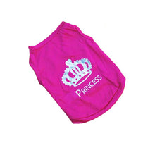 Load image into Gallery viewer, pawstrip Summer Dog Clothes Puppy Shirt For Dogs Teddy Yorkie Bulldog Dog Shirt Small Dog Vest Pet t-shirt Teacup Puppy Clothes