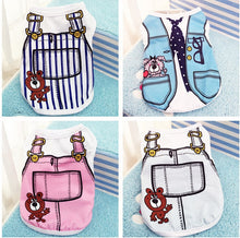 Load image into Gallery viewer, Cat T-shirt puppy dog soft dog clothes cute pet dog clothes summer shirt casual vest pet accessories
