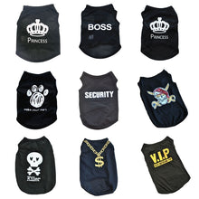 Load image into Gallery viewer, pawstrip Summer Dog Clothes Puppy Shirt For Dogs Teddy Yorkie Bulldog Dog Shirt Small Dog Vest Pet t-shirt Teacup Puppy Clothes
