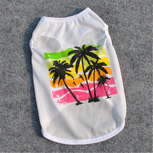 Load image into Gallery viewer, Summer beach Style puppy dog t shirt 2018 new arrival cheap breathable cotton Pet dog Clothes for small dog vest
