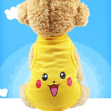Load image into Gallery viewer, T-shirt Soft Puppy Dogs Clothes Cute Pet Dog Clothes Cartoon Clothing Summer Shirt Casual Vests for Small Pet Supplies
