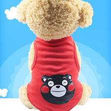 Load image into Gallery viewer, T-shirt Soft Puppy Dogs Clothes Cute Pet Dog Clothes Cartoon Clothing Summer Shirt Casual Vests for Small Pet Supplies
