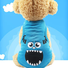 Load image into Gallery viewer, T-shirt Soft Puppy Dogs Clothes Cute Pet Dog Clothes Cartoon Clothing Summer Shirt Casual Vests for Small Pet Supplies
