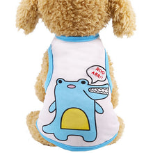 Load image into Gallery viewer, T-shirt Soft Puppy Dogs Clothes Cute Pet Dog Clothes Cartoon Clothing Summer Shirt Casual Vests for Small Pet Supplies
