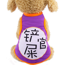Load image into Gallery viewer, T-shirt Soft Puppy Dogs Clothes Cute Pet Dog Clothes Cartoon Clothing Summer Shirt Casual Vests for Small Pet Supplies
